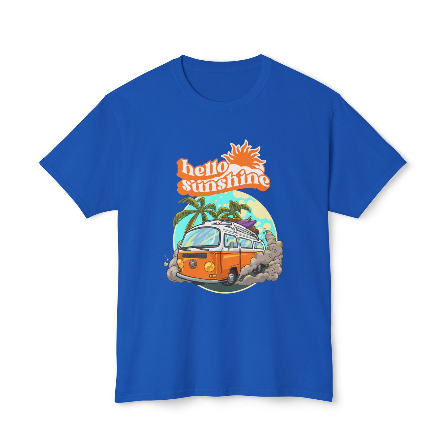 Hello Sunshine Beach Vibe T-Shirt, Summer Tee, Vacation Shirt, Gift for Travelers, Cool Graphic Tee