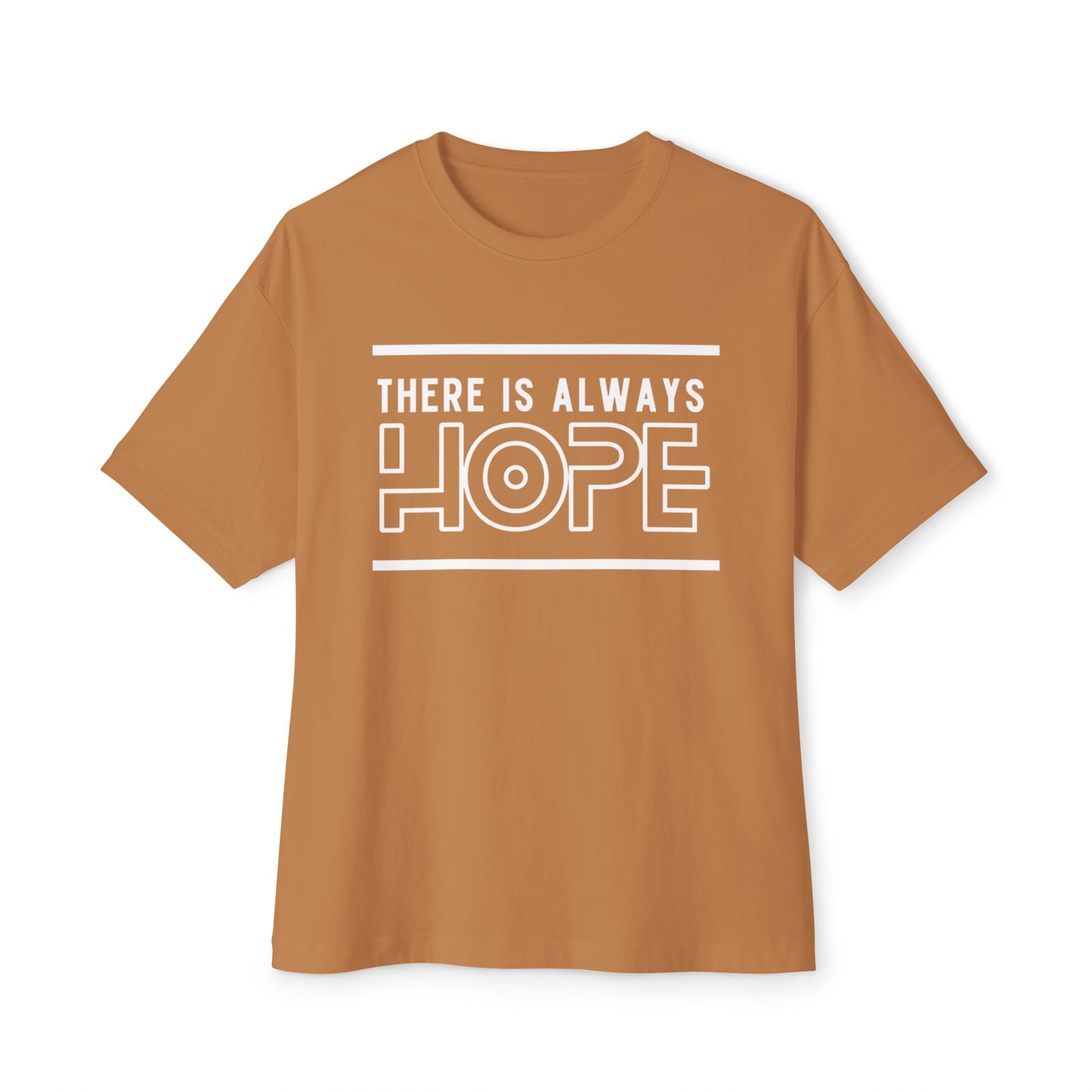 Unisex Oversized Hope Tee, Casual T-Shirt for Men and Women, Inspirational Graphic Tee, Gift for Friends, Motivational Wear