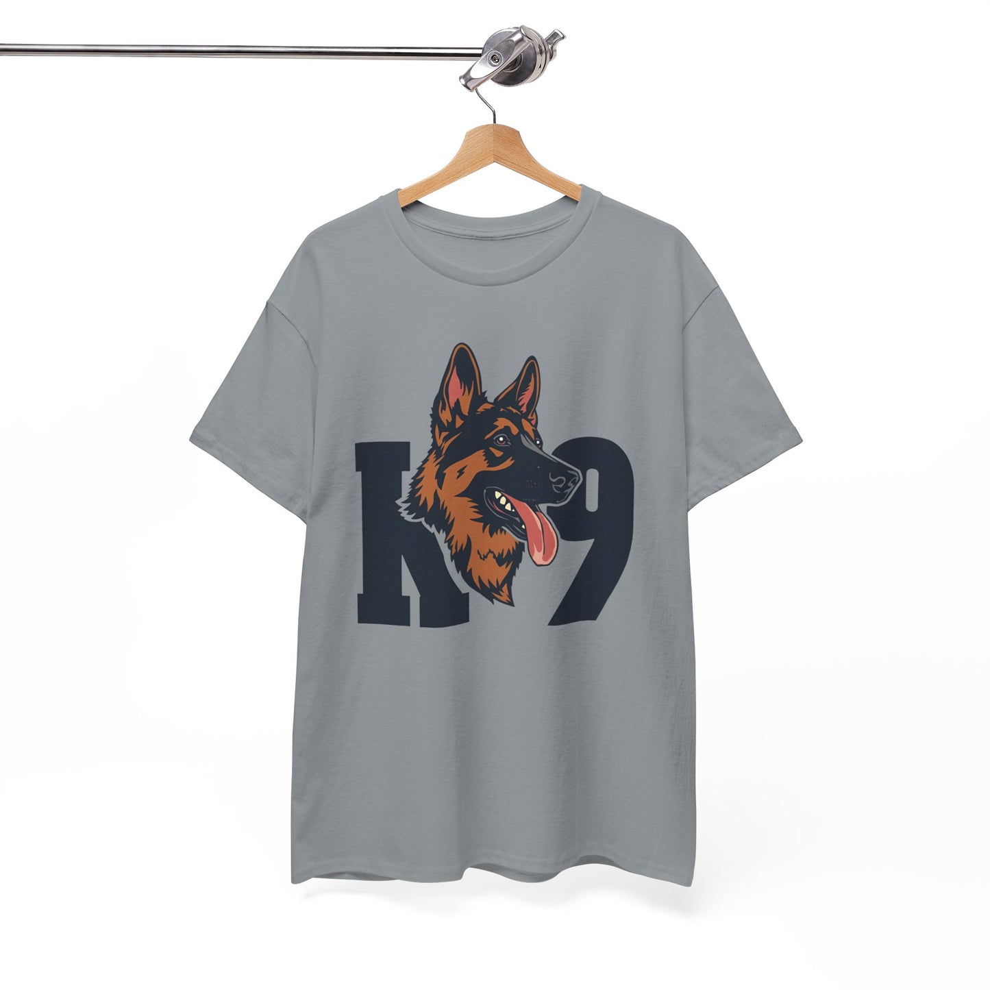 German Shepherd K9 Lover Unisex Heavy Cotton Tee | Dog Owner Gift, Dog Lover Apparel