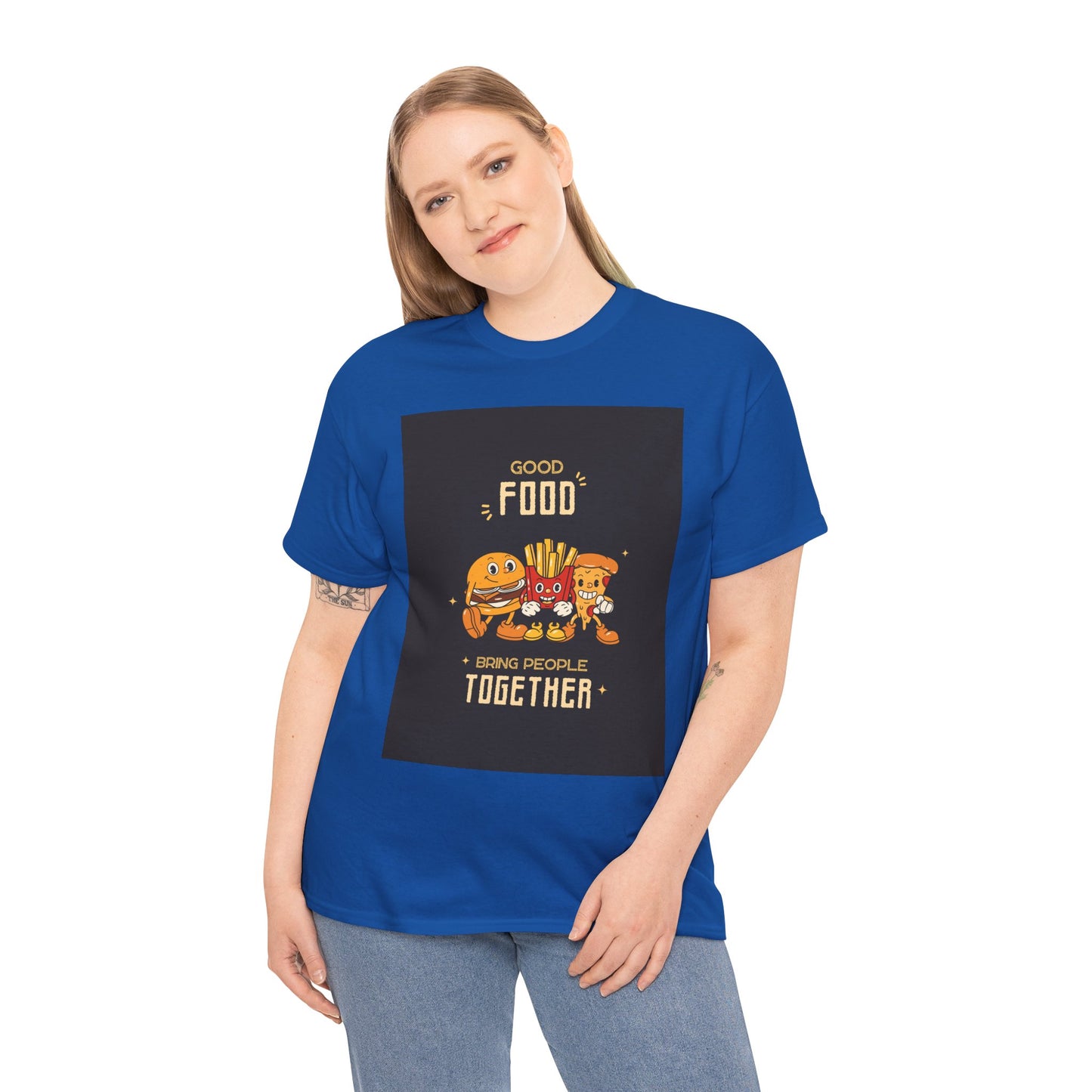 Good Food Unisex Tee | Fun Foodie Shirt, Gift for Food Lovers, Casual Wear, Kitchen Humor, BBQ Party