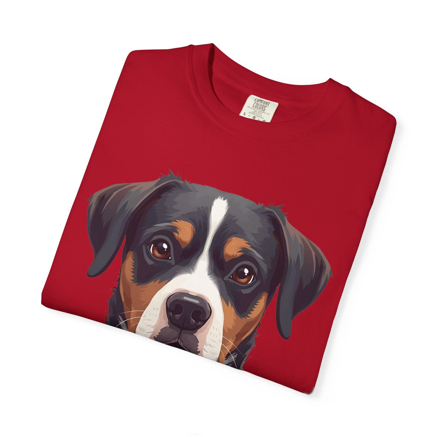 Unisex Tricolor Dog's 3D Design T-Shirt, Gift for Dog Owners, Animal Lover Apparel