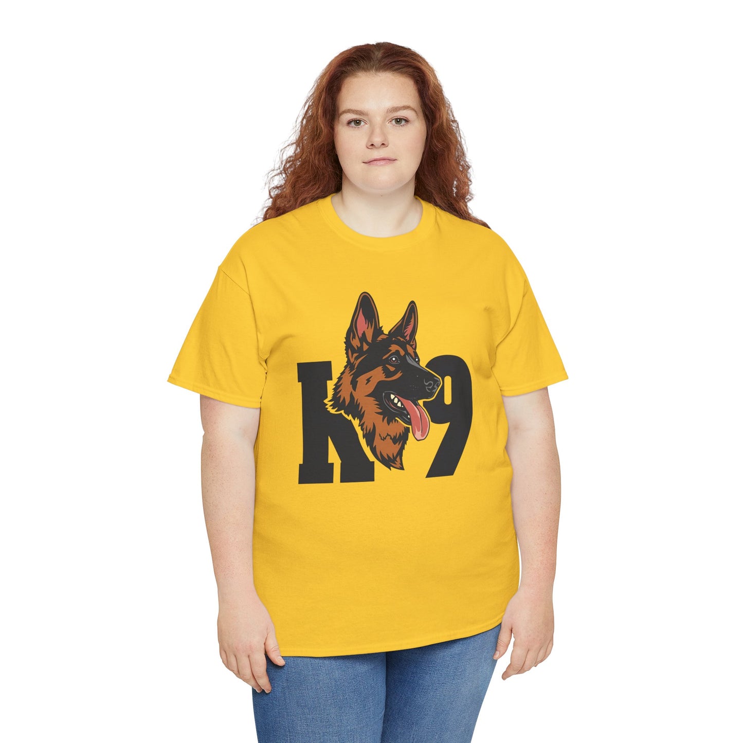 German Shepherd K9 Lover Unisex Heavy Cotton Tee | Dog Owner Gift, Dog Lover Apparel