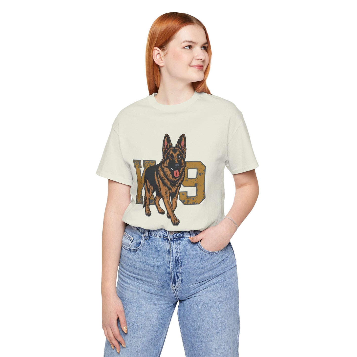 K9 Dog Lover German Shepherd Tee, Pet Owner Gift, Unisex Jersey Shirt