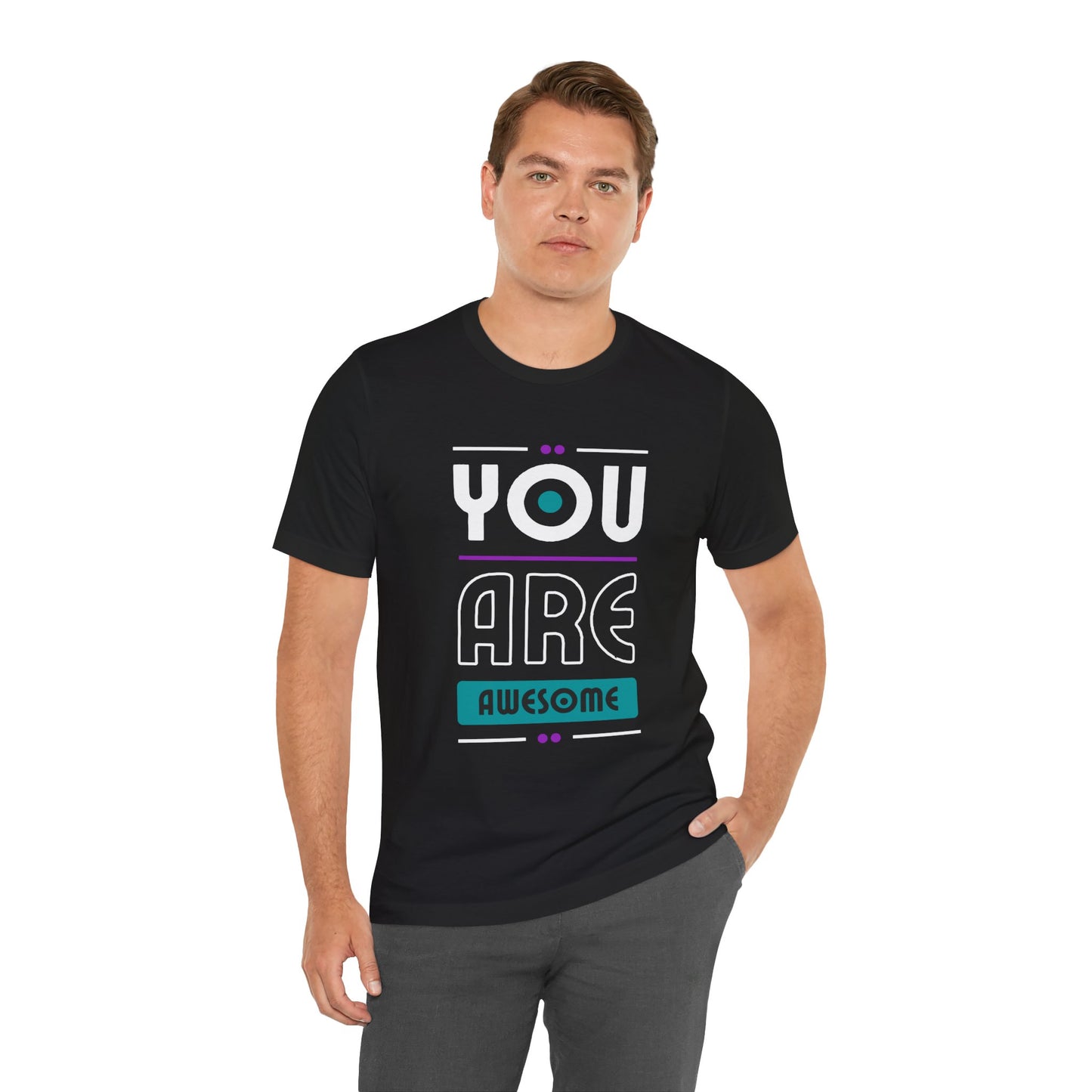 You Are Awesome Tee, Unisex Inspirational T-Shirt, Motivational Gift, Casual Wear, Birthday Gift, Summer Outfit