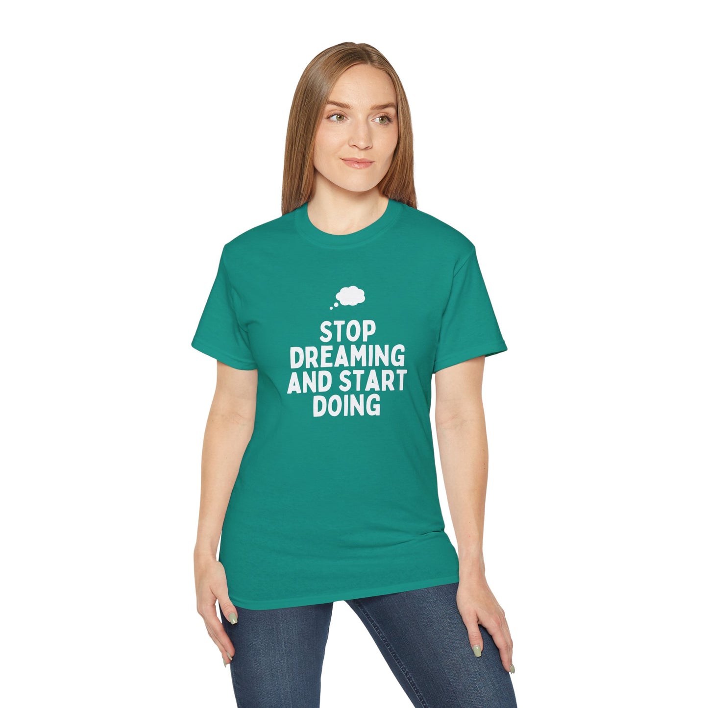 Motivational Quote T-Shirt - Unisex Ultra Cotton Tee, Dreamers, Doers, Positive Vibes, Inspirational Gift, Everyday Wear, Casual Style