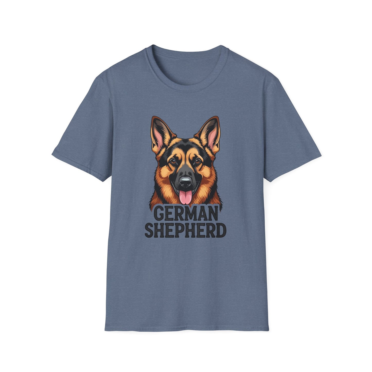 German Shepherd Unisex T-Shirt, Dog Lover Gift, Pet Parent Apparel, Cute Animal Shirt, Birthday Gift Idea, Casual Wear
