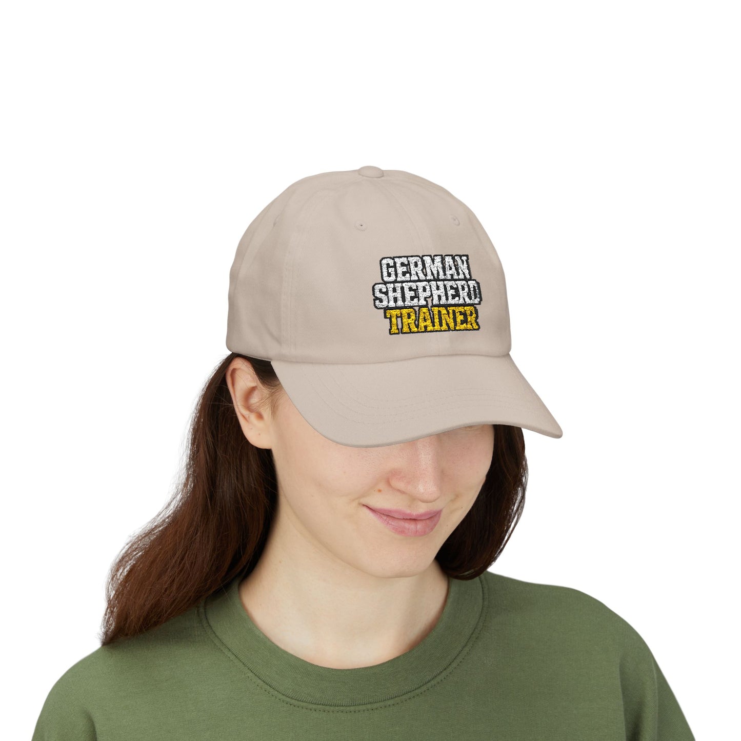 Embroidered German Shepherd Trainer Dad Cap | Perfect Gift for Dog Owners