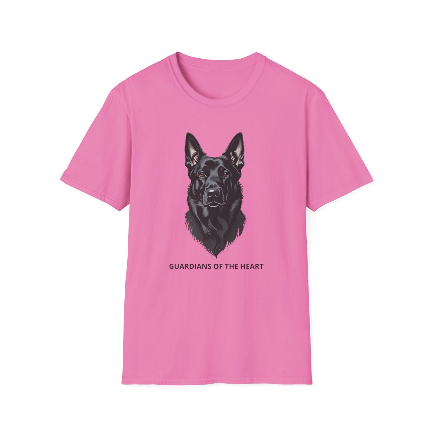 Guardians of the Heart Black German Shepherd T-Shirt, Dog Lover Shirt, Pet Memorial Tee, Unisex Animal T-Shirt, Gift for Dog Owners