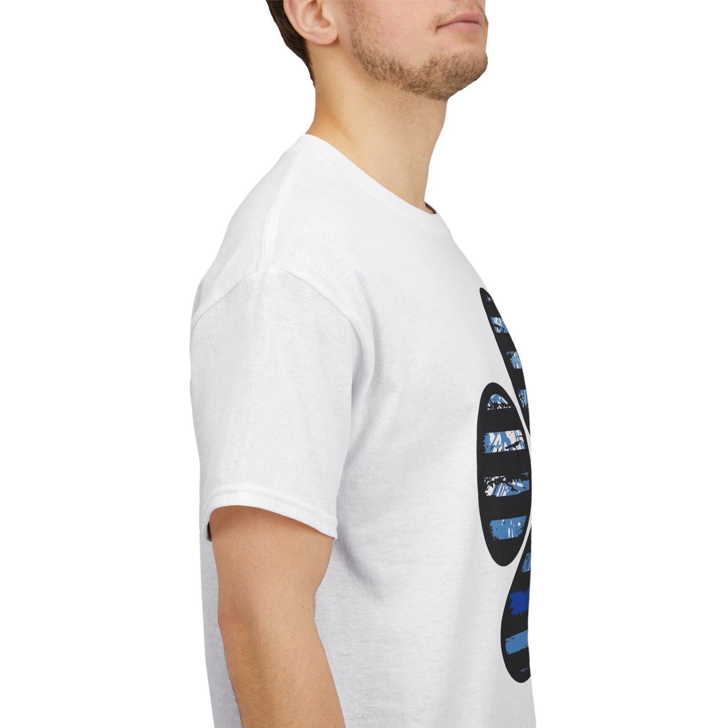 K-9 Paw Print Tee – Unisex Cotton Tee for Dog Lovers, Pet Owners, Animal Rescue Supporters
