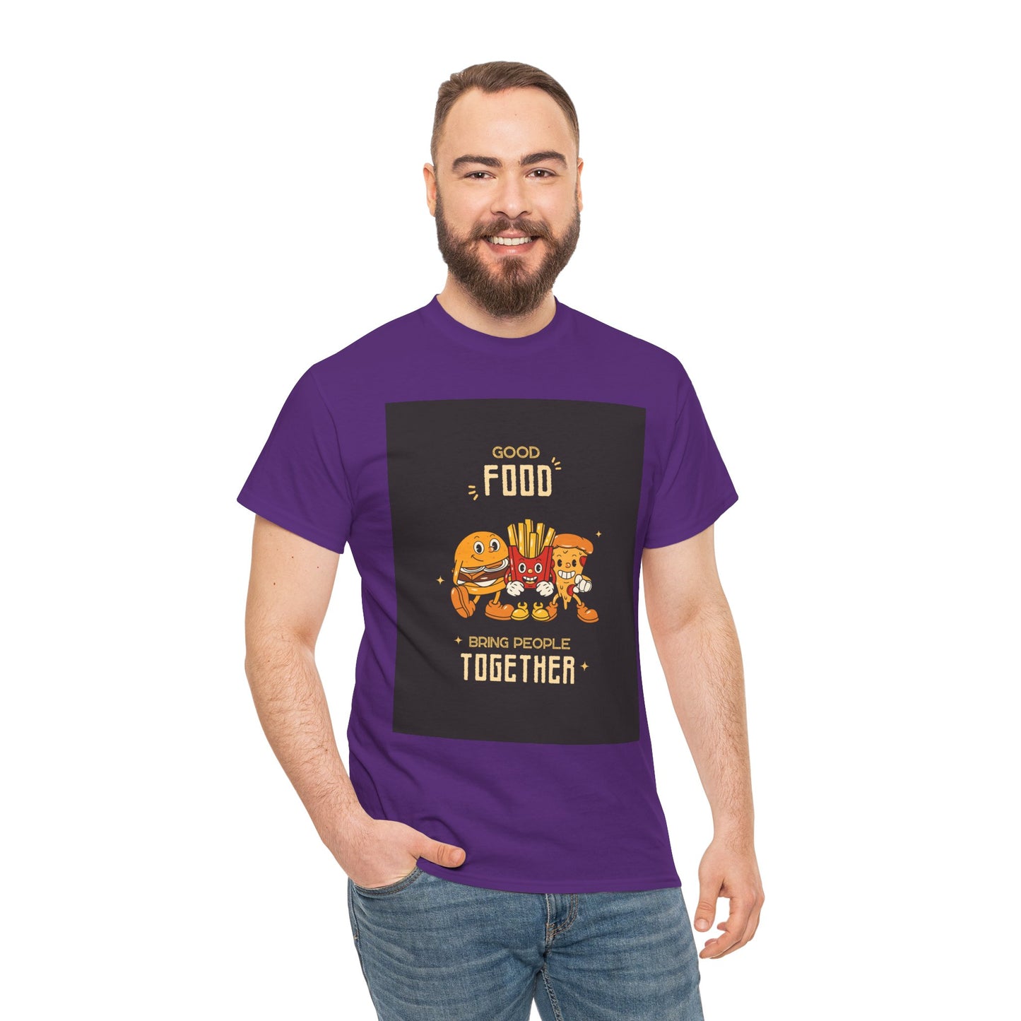 Good Food Unisex Tee | Fun Foodie Shirt, Gift for Food Lovers, Casual Wear, Kitchen Humor, BBQ Party