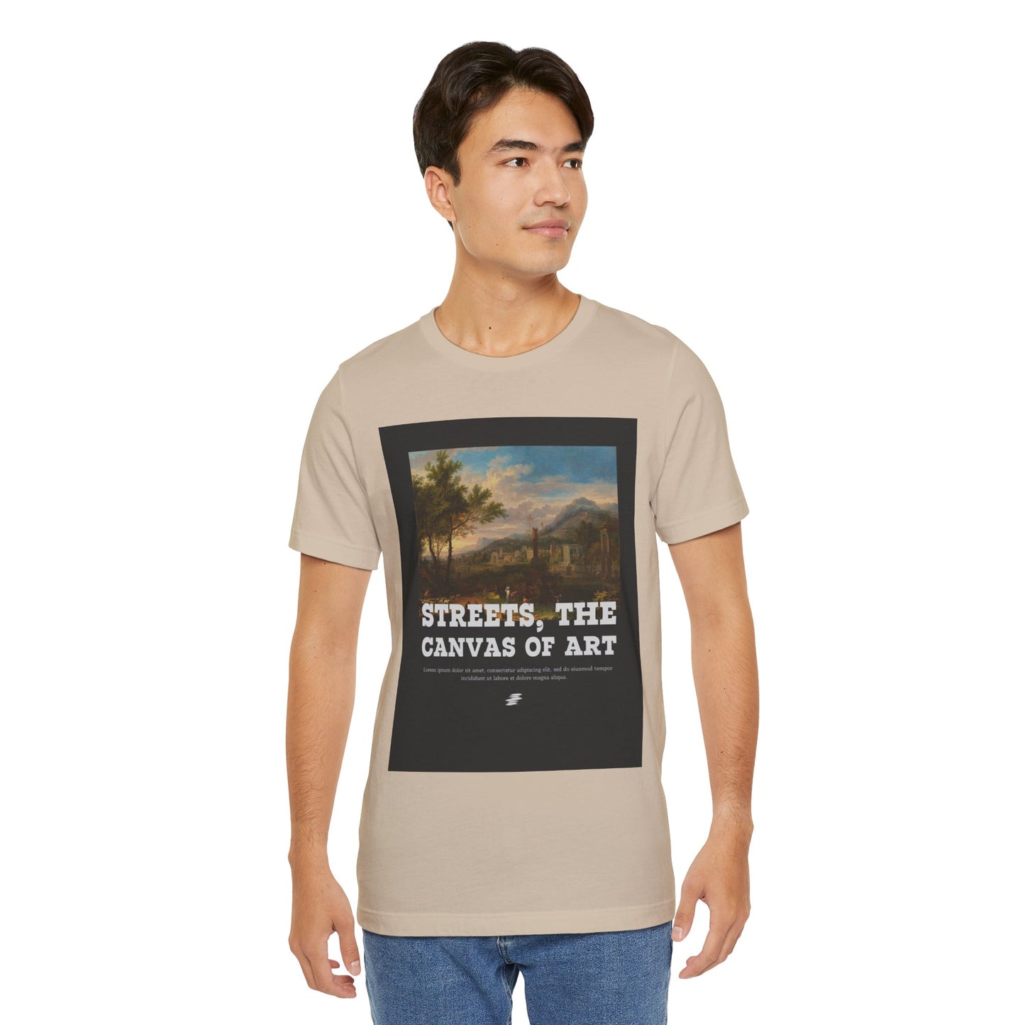 Artistic Graphic Tee - Streets, the Canvas of Art | Unisex Short Sleeve Shirt, Gift for Artists, Art Lovers, Casual Wear, Unique Gifts