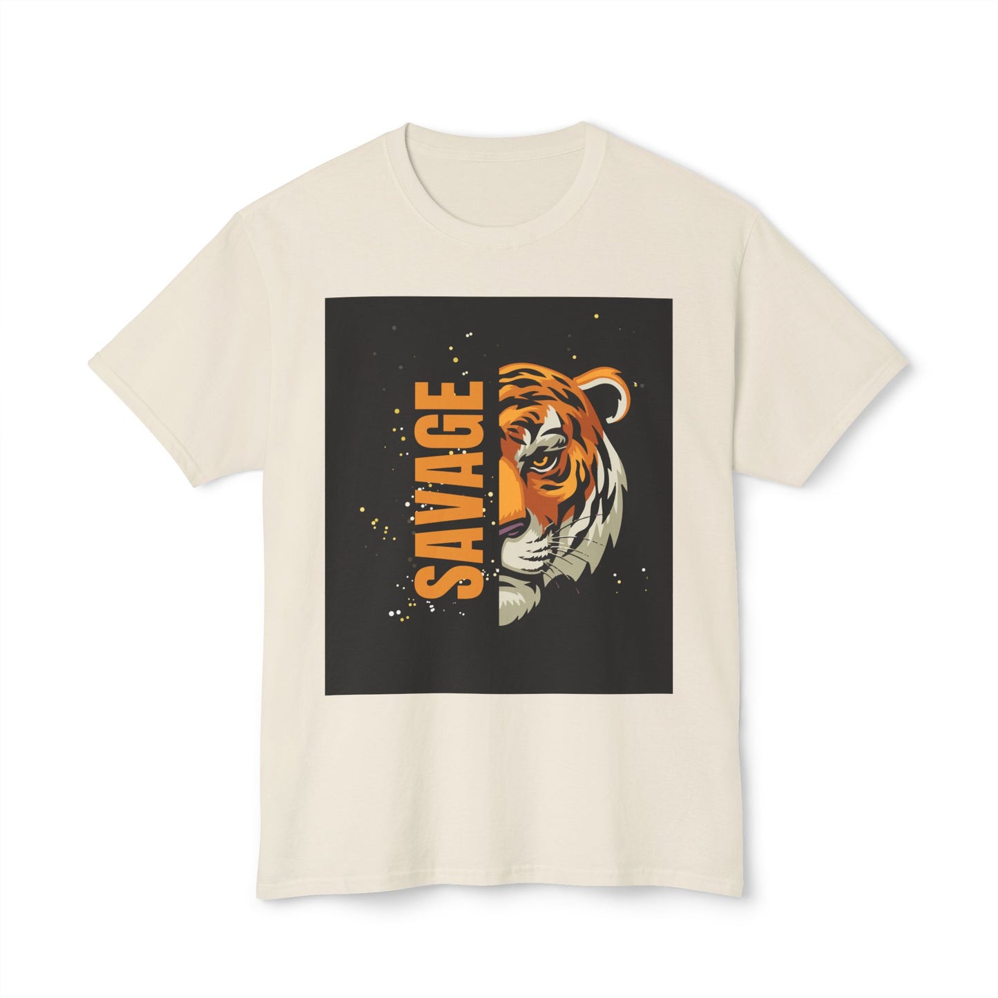 Savage Tiger Unisex T-Shirt, Graphic Tee, Animal Lover Shirt, Trendy Fashion, Gift for Him/Her, Wild Style Clothing