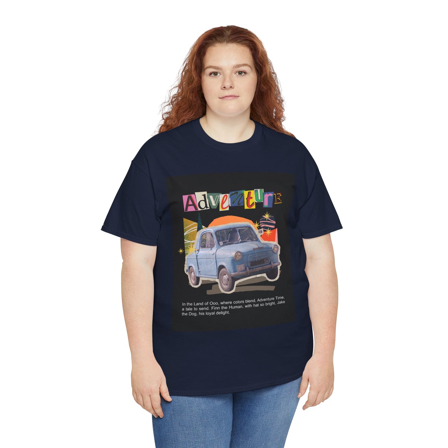 Adventure-Themed Unisex Cotton Tee, Retro Car Graphic Tee, Travel T-Shirt, Gift for Adventurers, Vintage Exploration Top