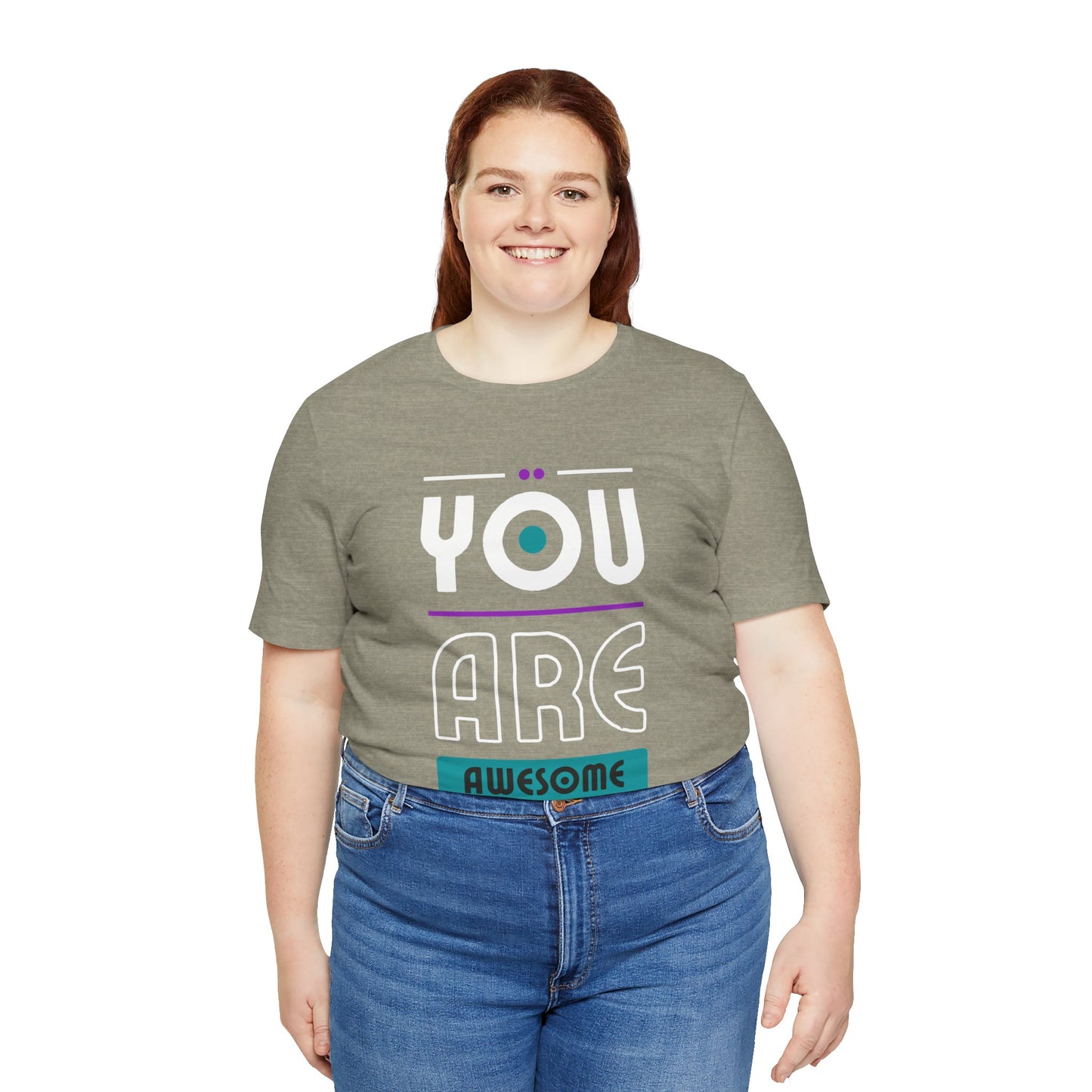You Are Awesome Tee, Unisex Inspirational T-Shirt, Motivational Gift, Casual Wear, Birthday Gift, Summer Outfit
