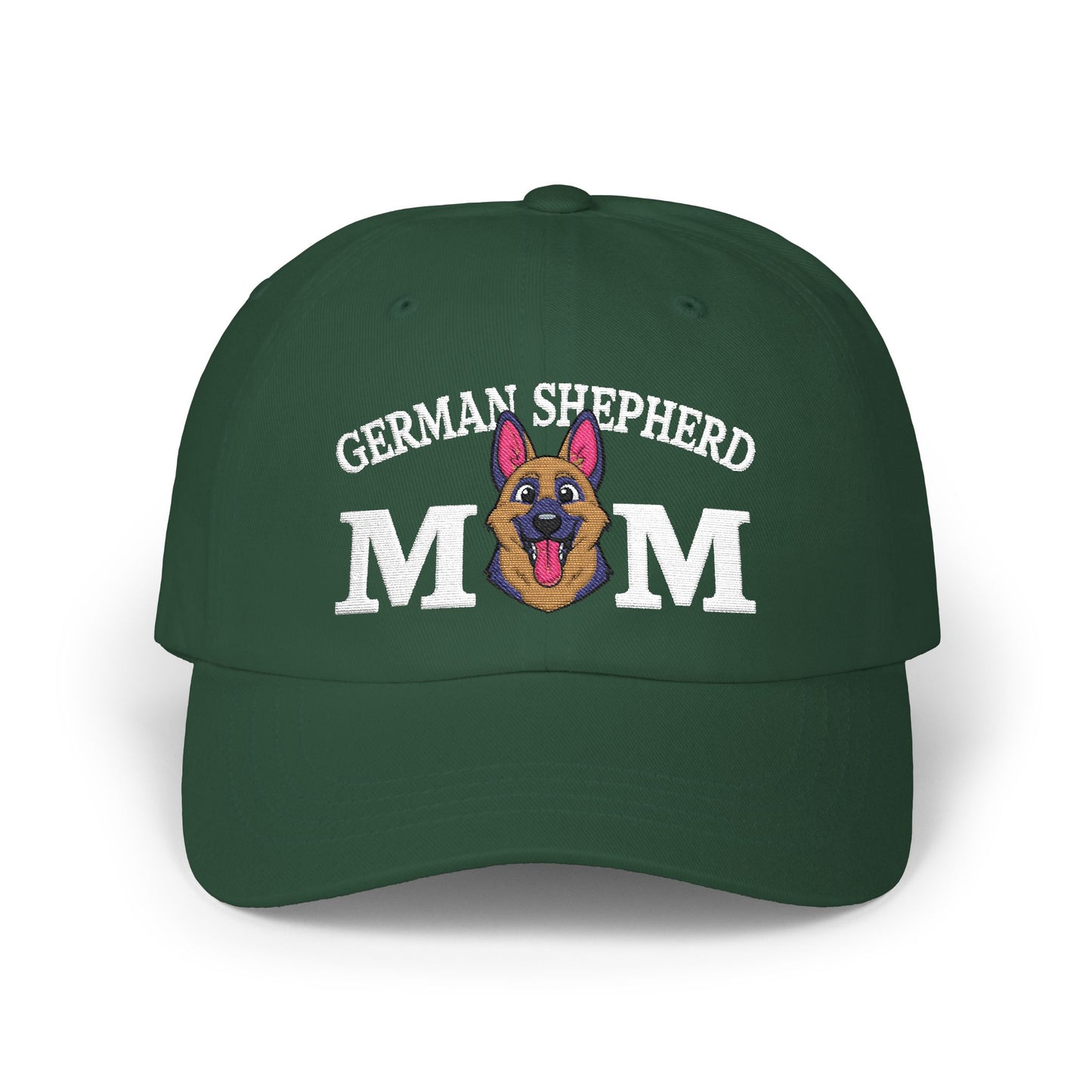 German Shepherd Embroidered Mom Classic Dad Cap - Perfect Gift for Dog Lovers