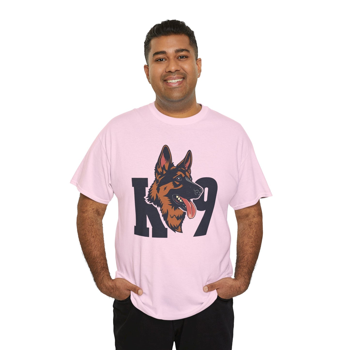 German Shepherd K9 Lover Unisex Heavy Cotton Tee | Dog Owner Gift, Dog Lover Apparel