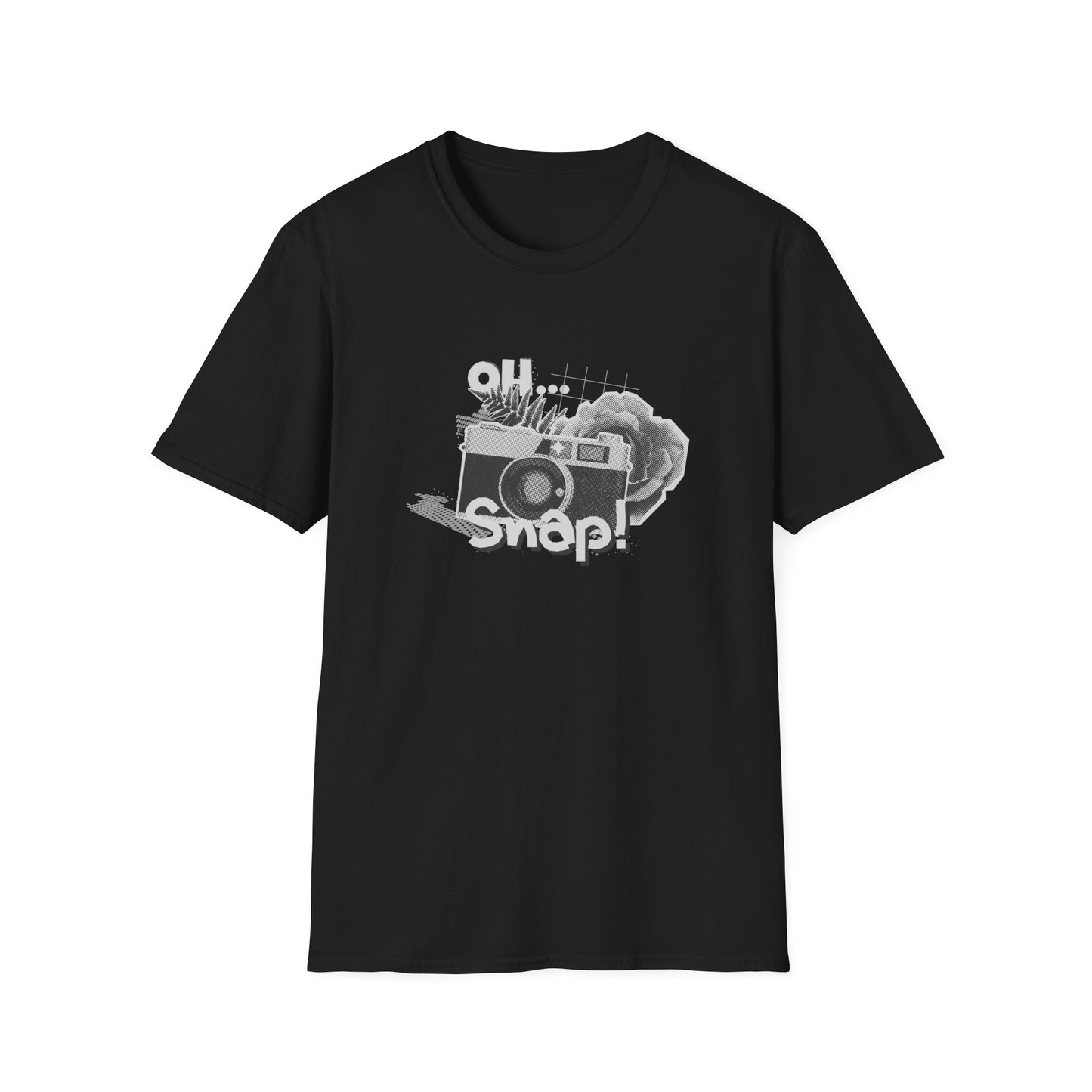Oh Snap! Graphic T-Shirt, Photography Gift, Unisex Casual Tee, Perfect for Photographers, Photography Lover Apparel