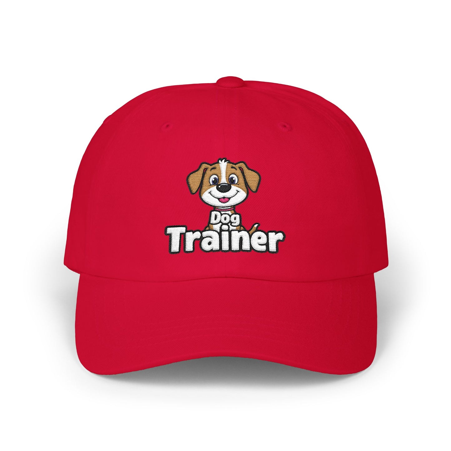 Embroidered Dog Trainer Classic Dad Cap Featuring a Cute Funny Dog  | Dog-themed Accessories