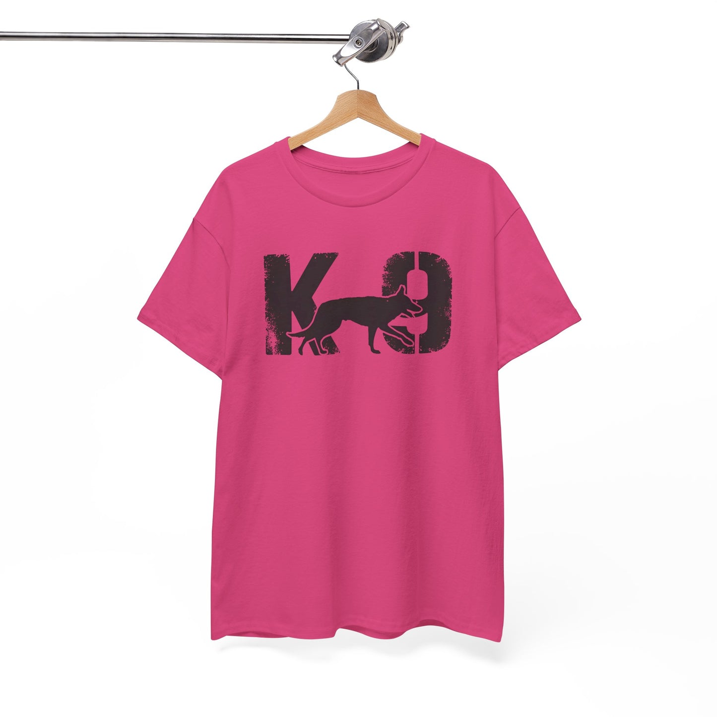 K-9 Dog Lover's Unisex Heavy Cotton Tee | T-Shirt for K-9 Handler | Dog Between K and 9 Design