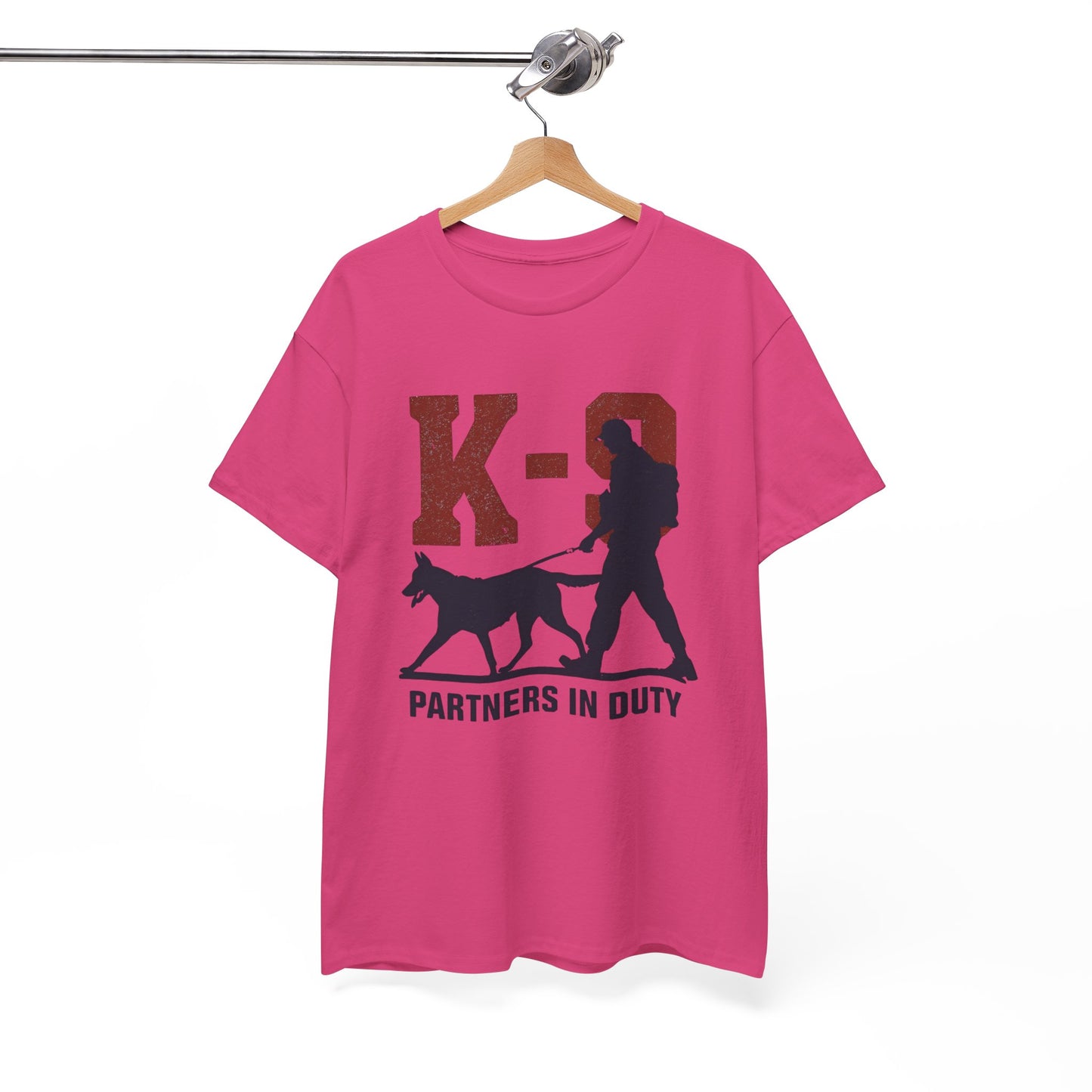 K-9 Partners in Duty Tee, Dog Handler T-Shirt, Dog Lover Tee, Police Dog Apparel, Dog Owner T-Shirt