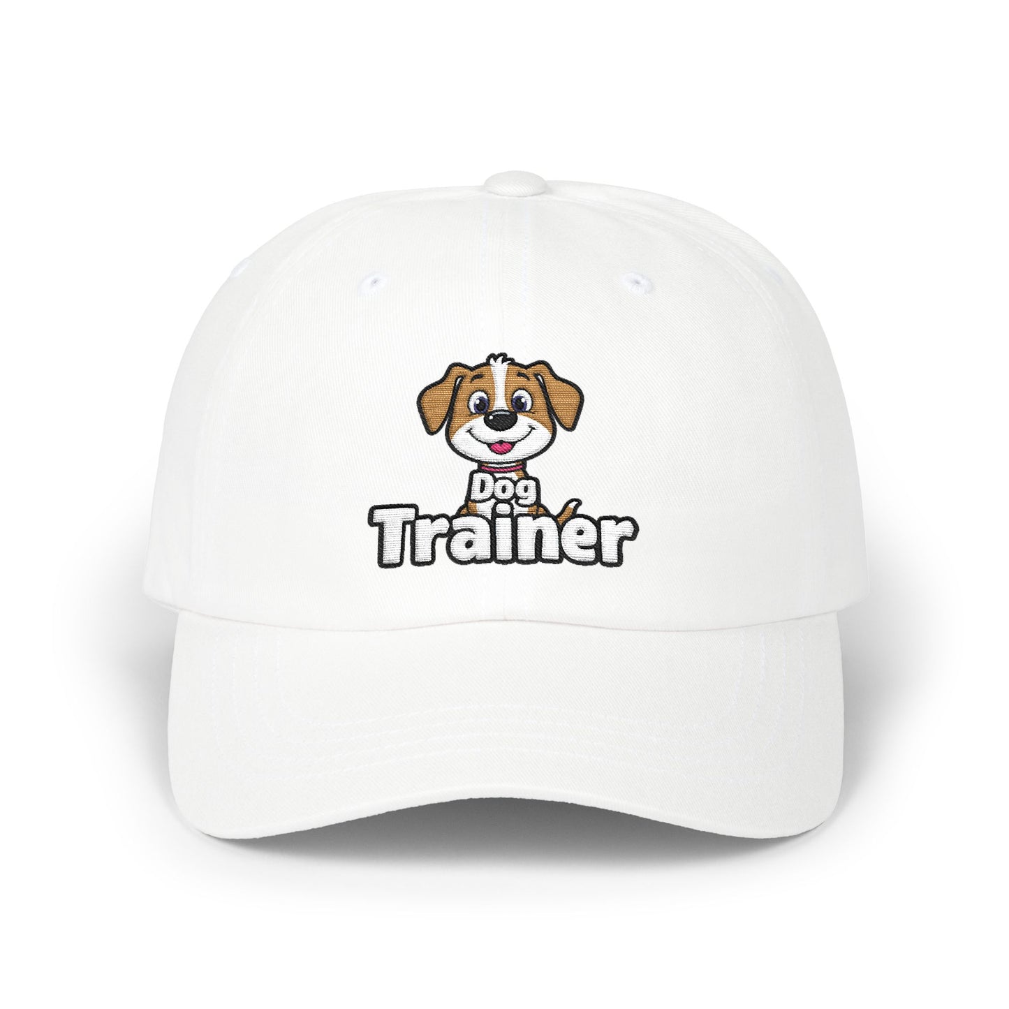 Embroidered Dog Trainer Classic Dad Cap Featuring a Cute Funny Dog  | Dog-themed Accessories