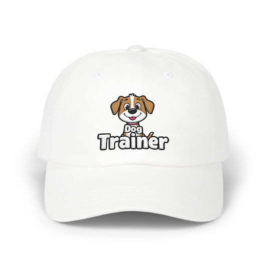 Embroidered Dog Trainer Classic Dad Cap Featuring a Cute Funny Dog  | Dog-themed Accessories