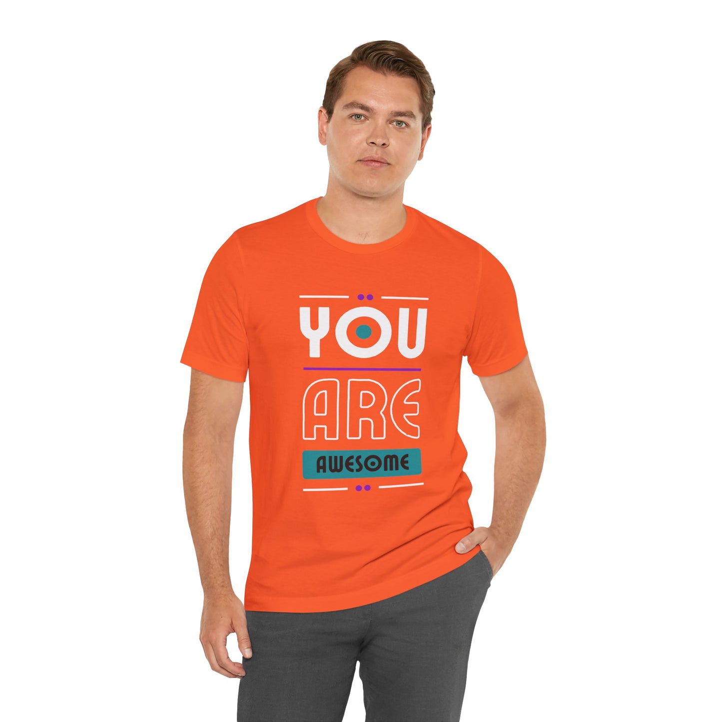 You Are Awesome Tee, Unisex Inspirational T-Shirt, Motivational Gift, Casual Wear, Birthday Gift, Summer Outfit