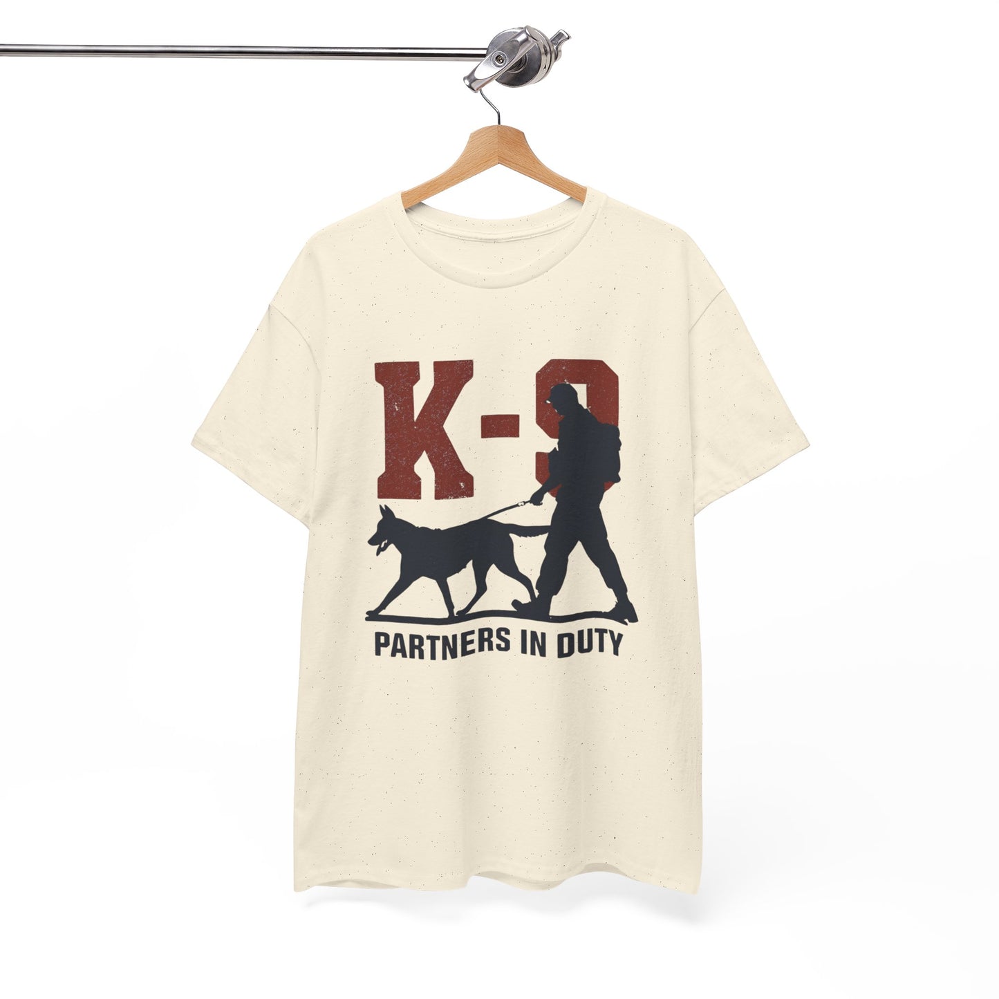 K-9 Partners in Duty Tee, Dog Handler T-Shirt, Dog Lover Tee, Police Dog Apparel, Dog Owner T-Shirt