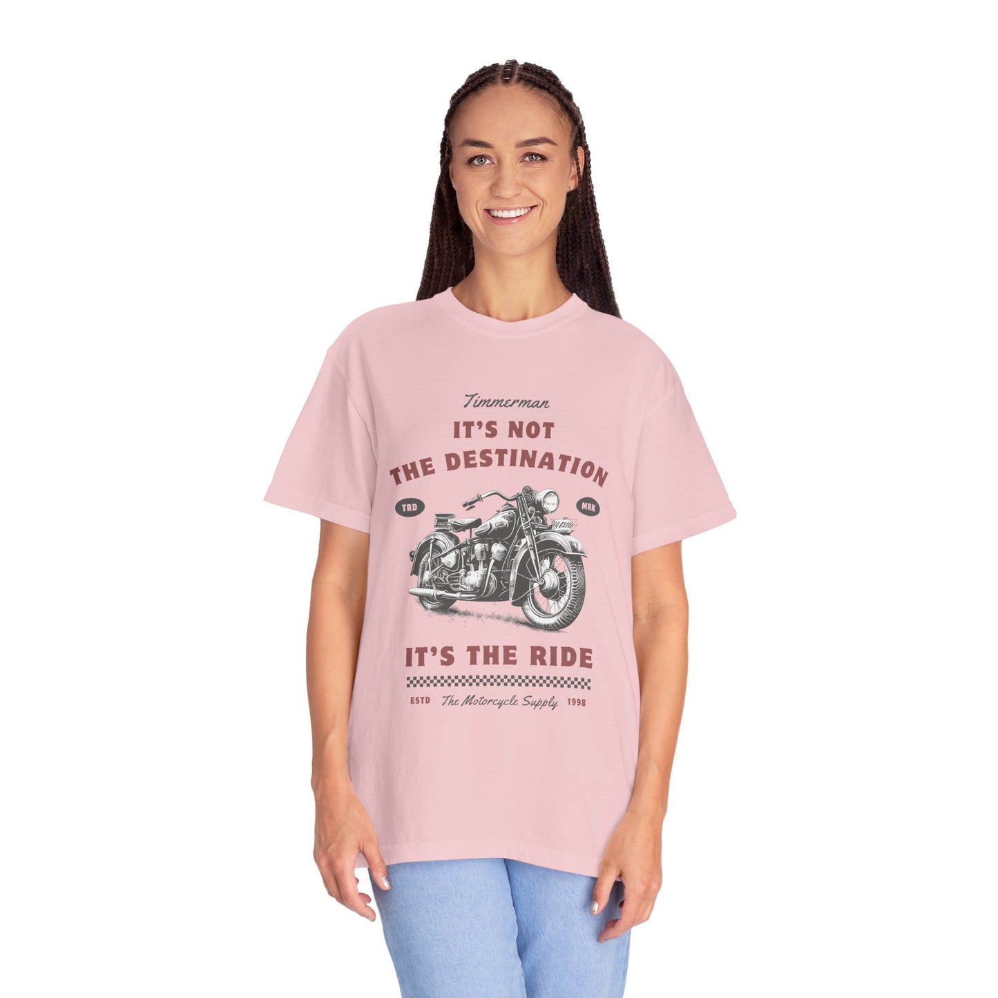 Vintage Motorcycle Ride T-Shirt - It's Not The Destination It's The Ride, Gift for Bikers, Adventure Clothing, Road Trip Outfit