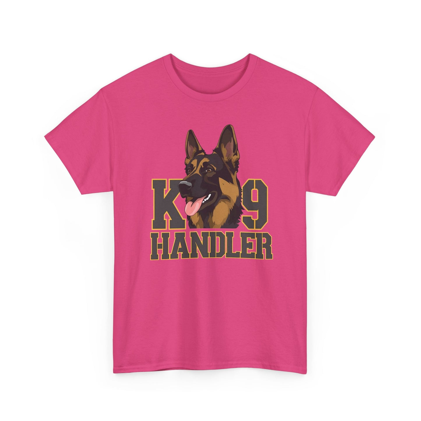 German Shepherd K9 Handler Tee, Perfect for Dog Lovers, Gift for Pet Owners, Unisex Cotton T-Shirt