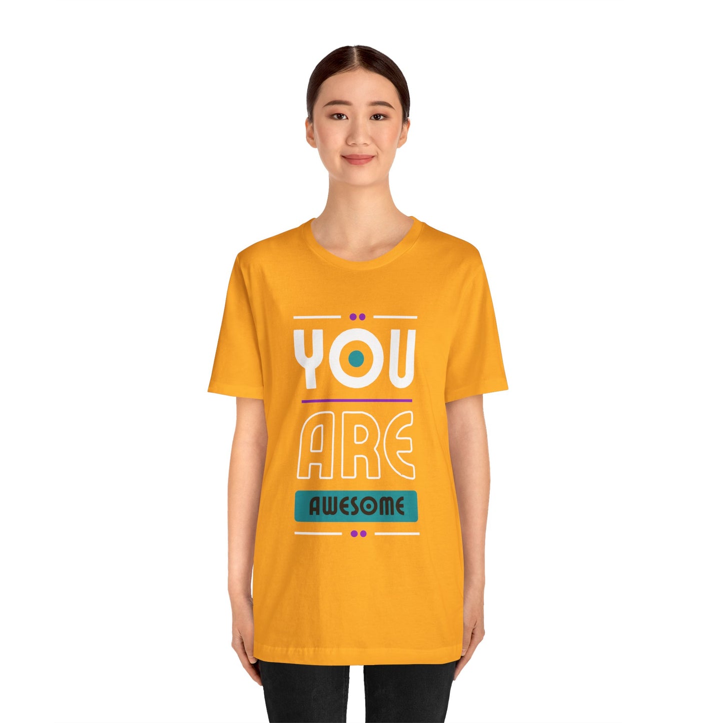 You Are Awesome Tee, Unisex Inspirational T-Shirt, Motivational Gift, Casual Wear, Birthday Gift, Summer Outfit