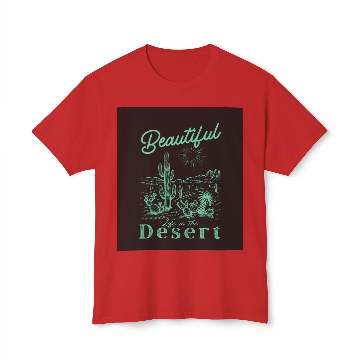 Beautiful Desert Unisex T-Shirt, Nature Lover Tee, Summer Vacation Apparel, Gift for Him/Her, Retro Graphic Shirt