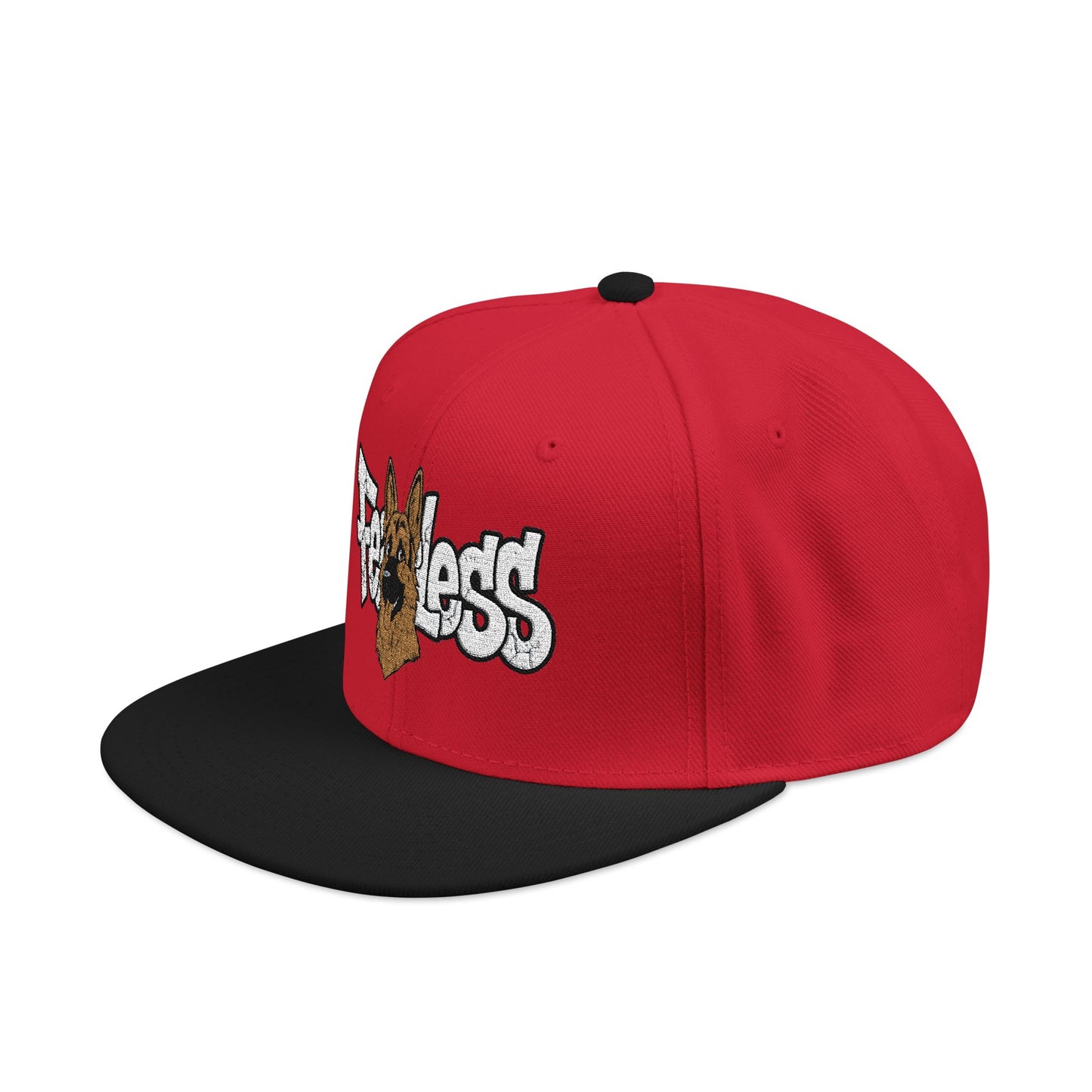 German Shepherd Embroidered Snapback Hat - Fearless