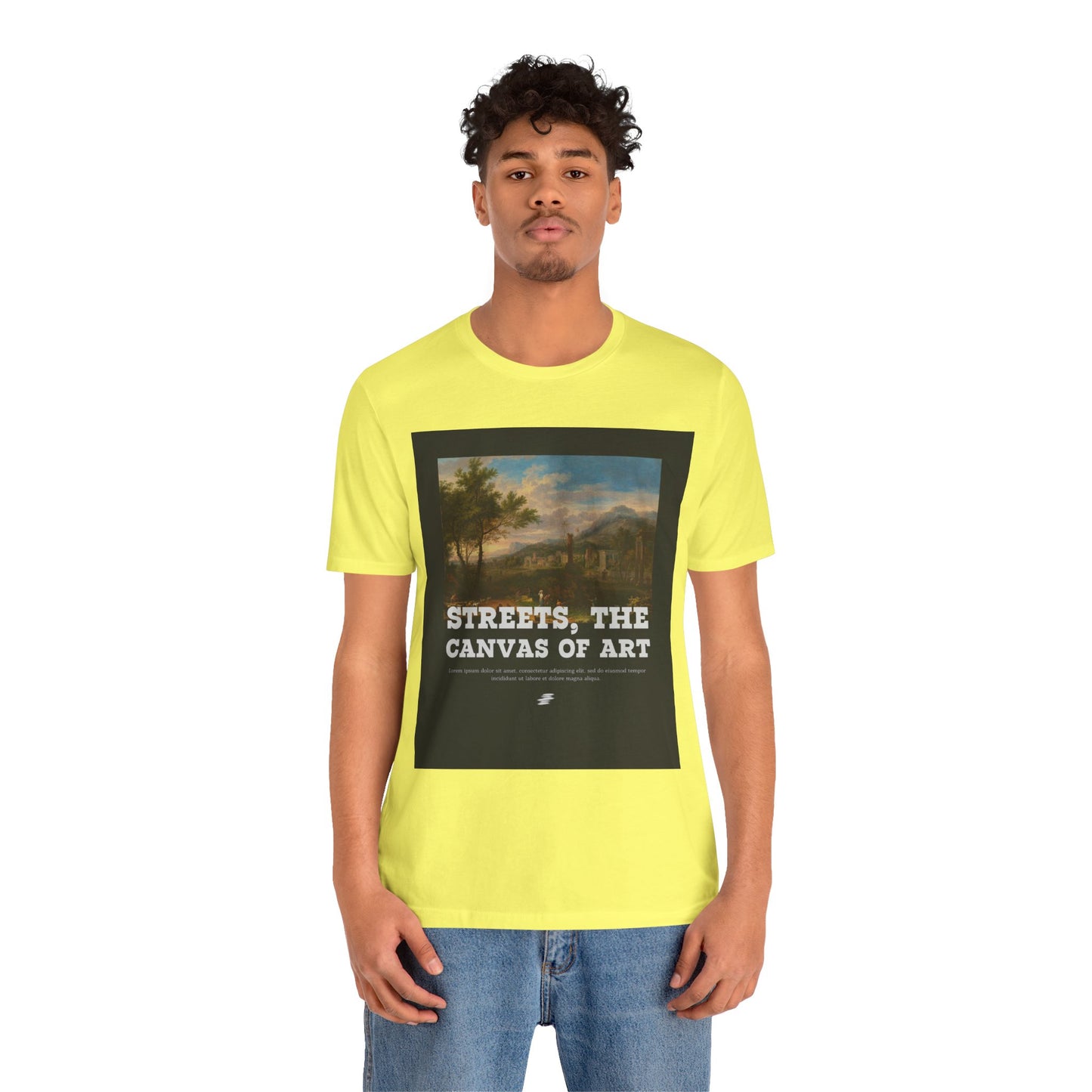 Artistic Graphic Tee - Streets, the Canvas of Art | Unisex Short Sleeve Shirt, Gift for Artists, Art Lovers, Casual Wear, Unique Gifts