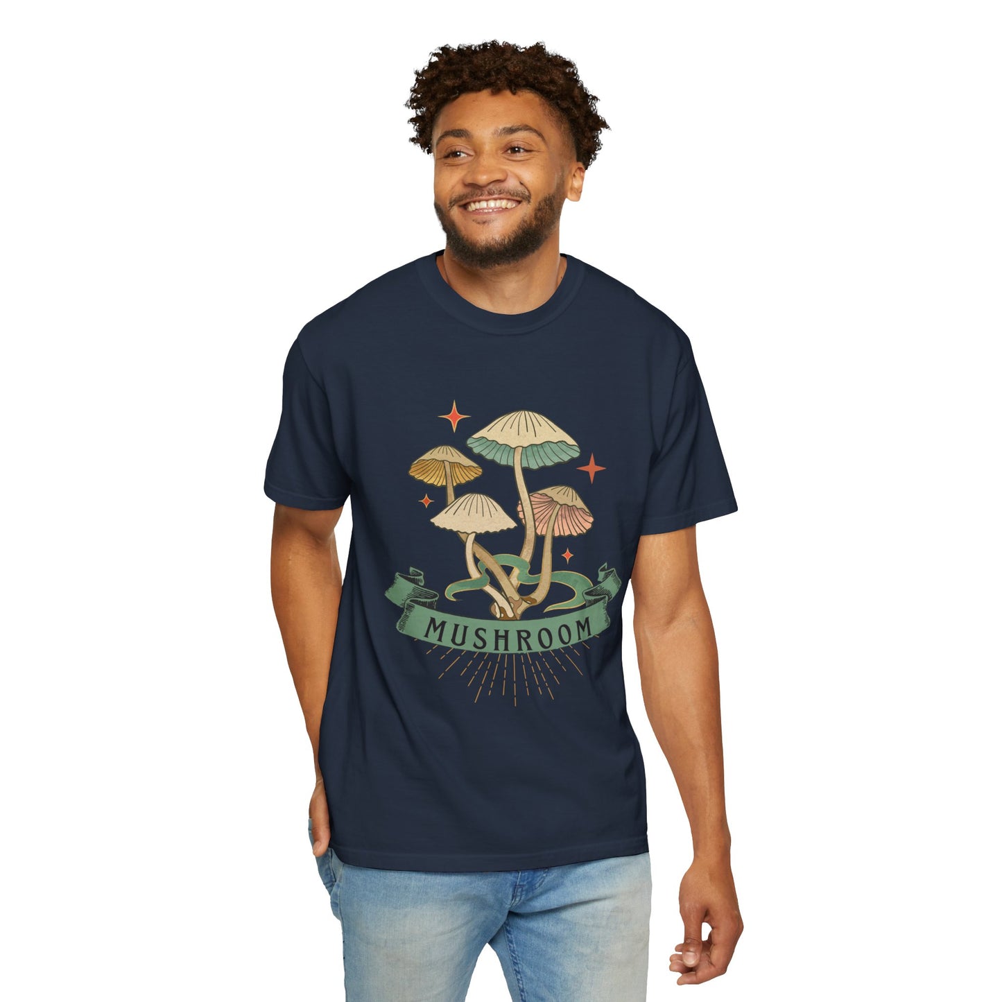 Mushroom Magic T-Shirt, Nature Lover Gift, Unisex Tee, Eco-Friendly Clothing, Summer Style, Festival Outfit