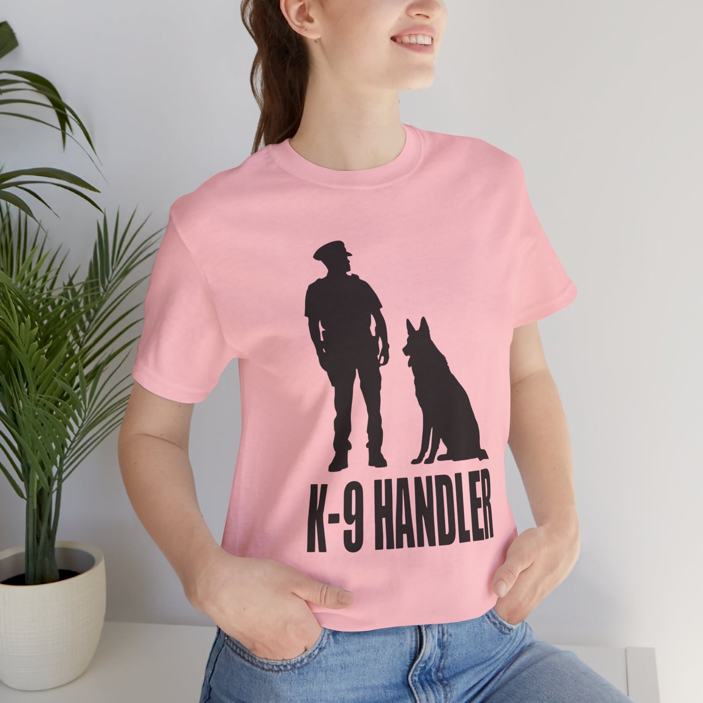 K9 Handler Unisex Tee, Dog Lover Gift, Pet Handler Shirt, Animal Advocate Apparel, Canine Enthusiast Top, Training Gear