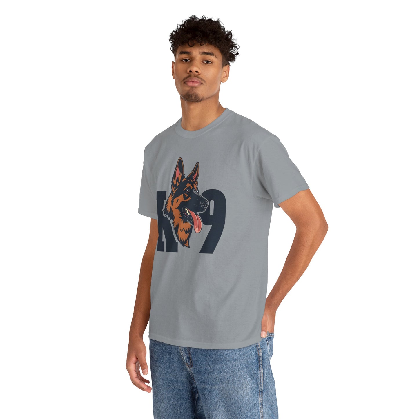 German Shepherd K9 Lover Unisex Heavy Cotton Tee | Dog Owner Gift, Dog Lover Apparel