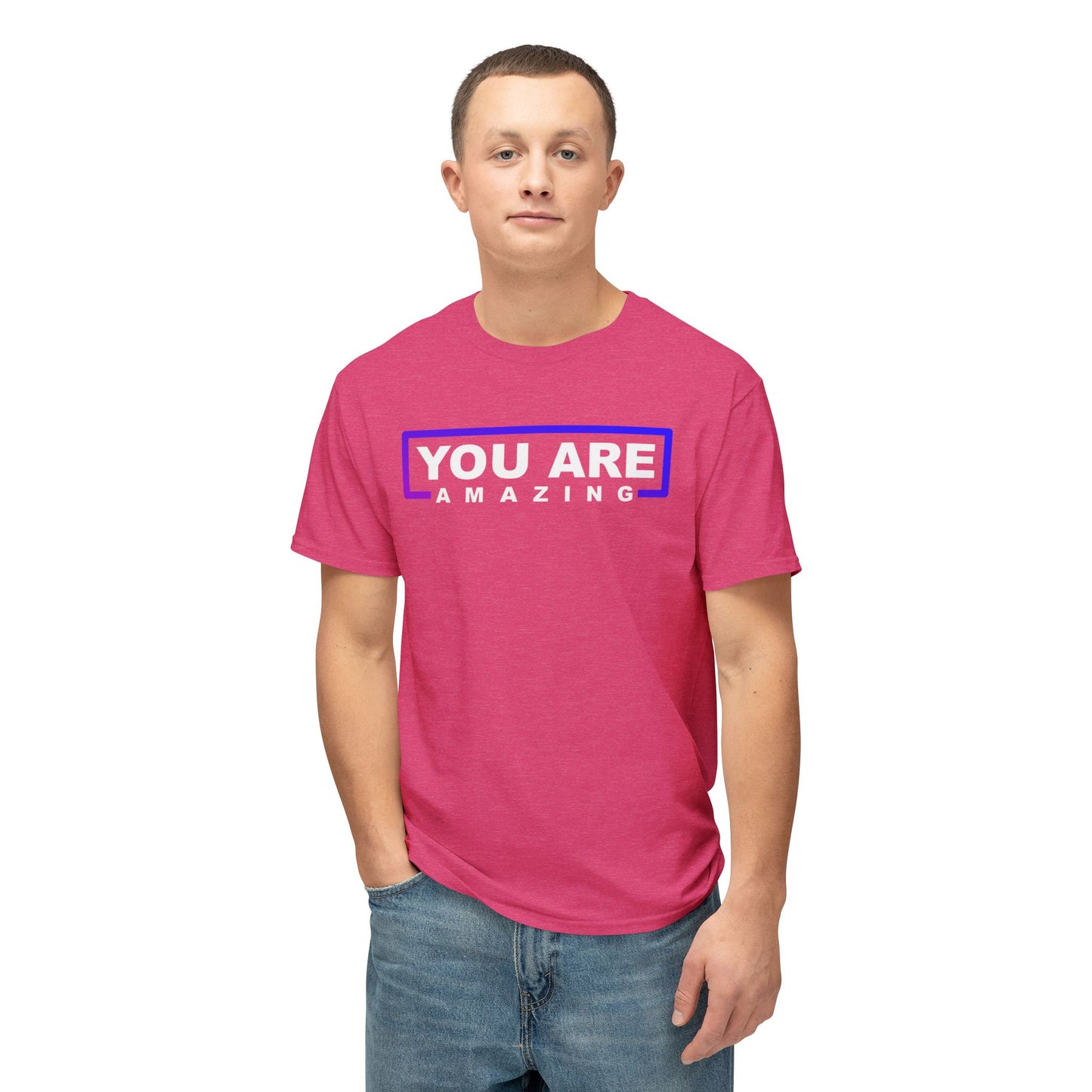 You Are Amazing Inspirational Quote T-Shirt, Motivational Gift, Casual Wear, Affirmation Apparel, Birthday Gift, Positive Vibes Clothing