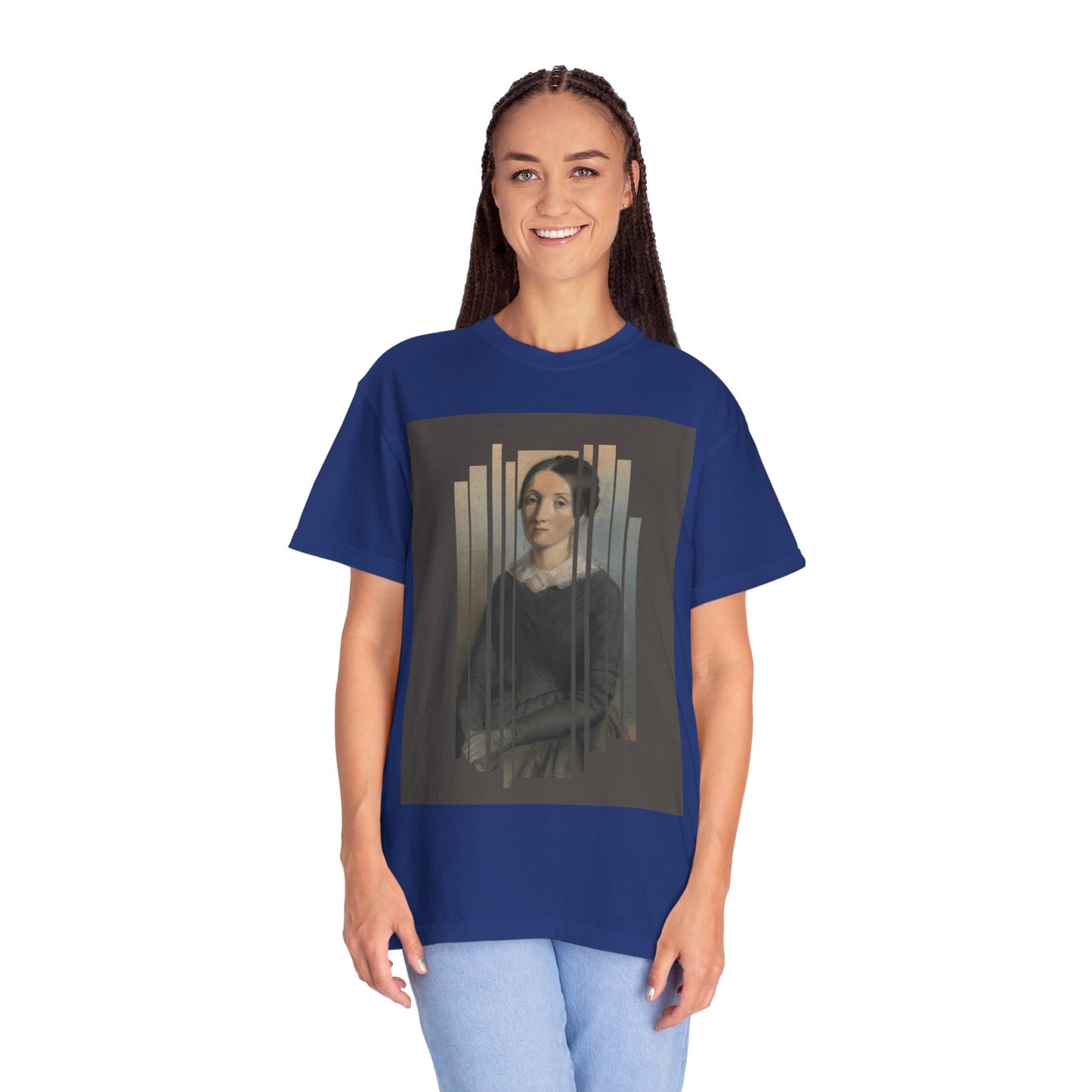 Vintage Aesthetic Art Tee, Unisex Garment-Dyed T-shirt with Artistic Design, Casual Wear, Gift for Art Lovers, Trendy Graphic Shirt
