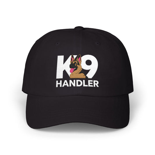 Embroidered K9 Handler Hat, German Shepherd Stylish Cap for Dog Trainers, Outdoor Activities