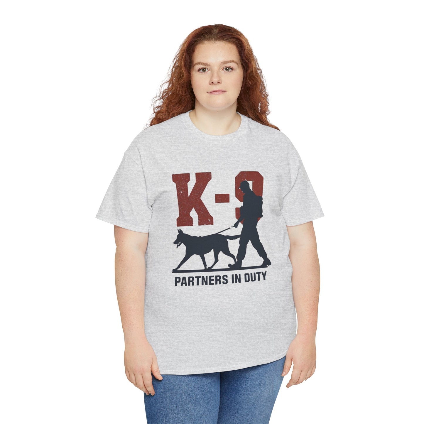 K-9 Partners in Duty Tee, Dog Handler T-Shirt, Dog Lover Tee, Police Dog Apparel, Dog Owner T-Shirt