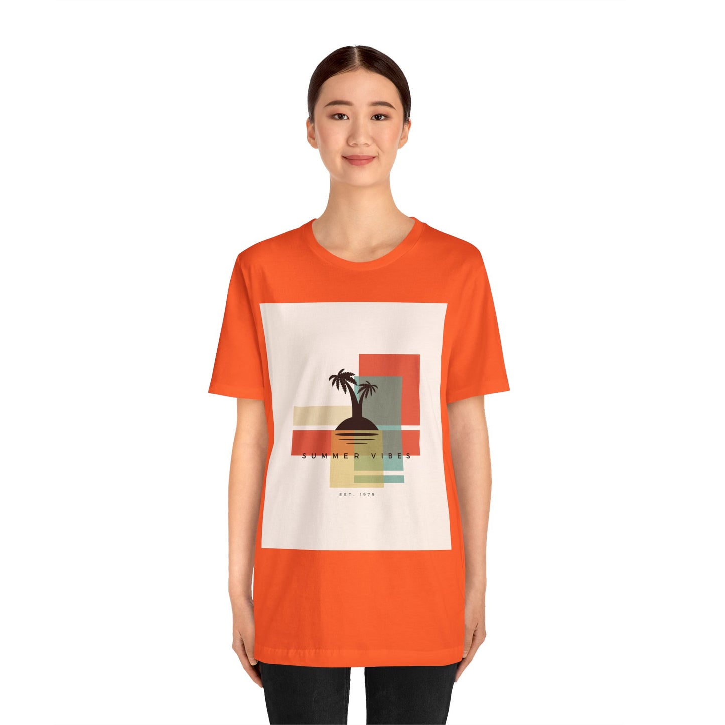 Tropical Sunset Tee, Summer Vibes Shirt, Vacation Outfit, Unisex Graphic Tee, Gift for Beach Lovers, Casual Wear