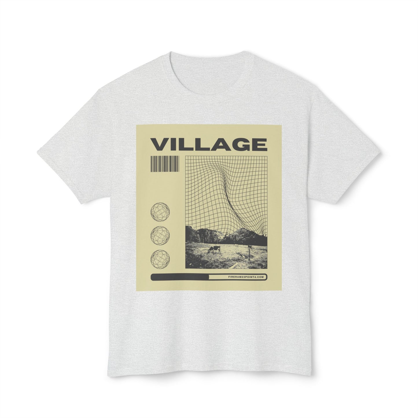 Retro Village Graphic Unisex T-Shirt | Casual Wear, Vintage Style, Gift for Travel Lovers, Graphic Tee, Statement Shirt