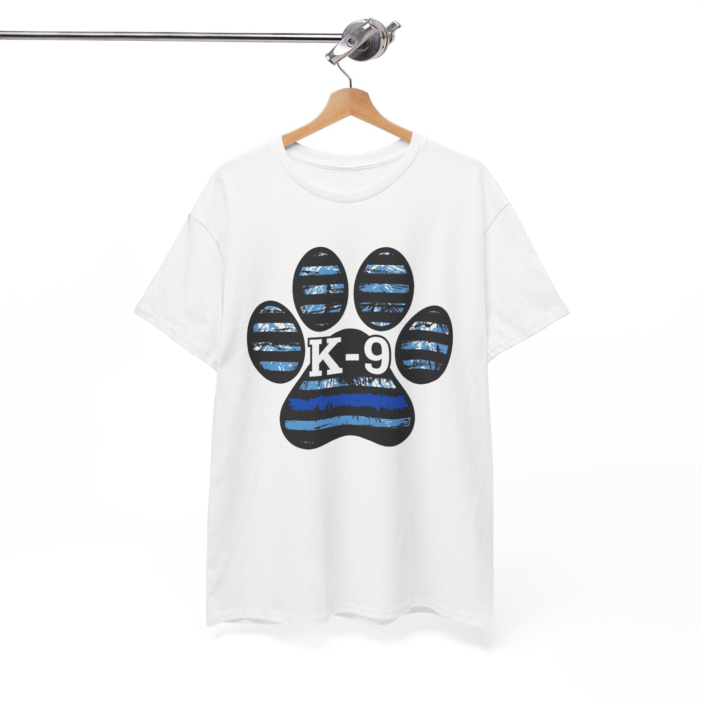 K-9 Paw Print Tee – Unisex Cotton Tee for Dog Lovers, Pet Owners, Animal Rescue Supporters