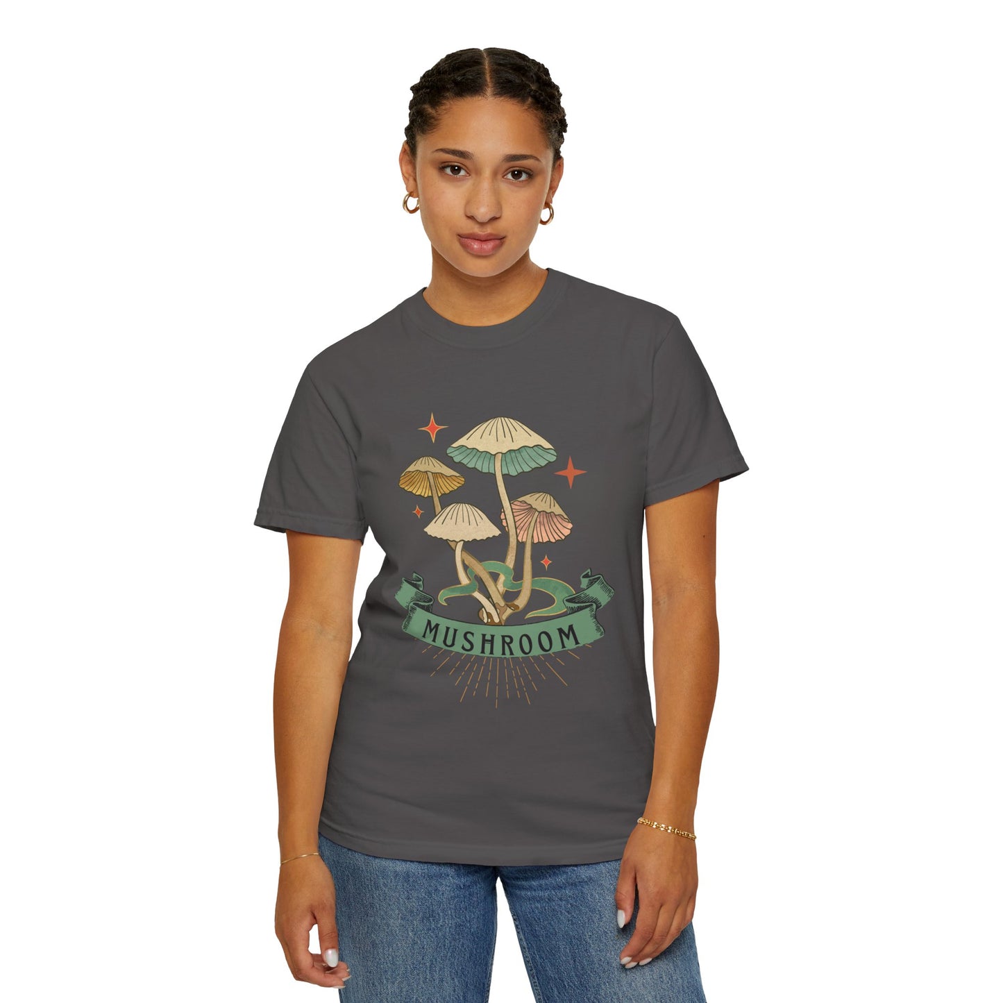 Mushroom Magic T-Shirt, Nature Lover Gift, Unisex Tee, Eco-Friendly Clothing, Summer Style, Festival Outfit