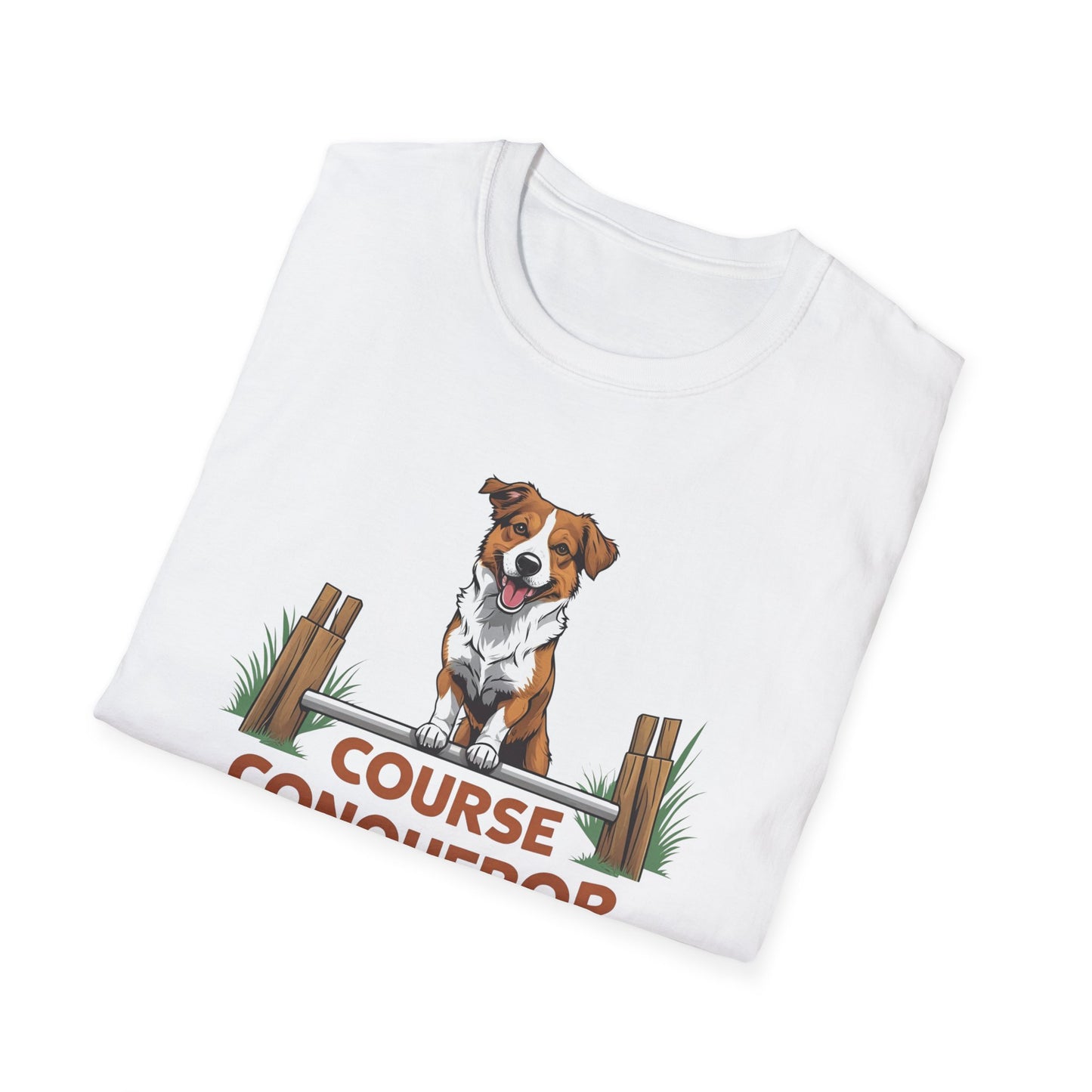 Course Conqueror Dog Training Shirt | Dog Owner Gift, Casual Wear, Funny Pet Apparel, Canine Enthusiast Top