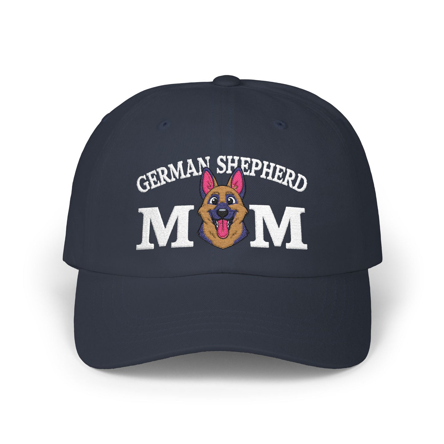 German Shepherd Embroidered Mom Classic Dad Cap - Perfect Gift for Dog Lovers