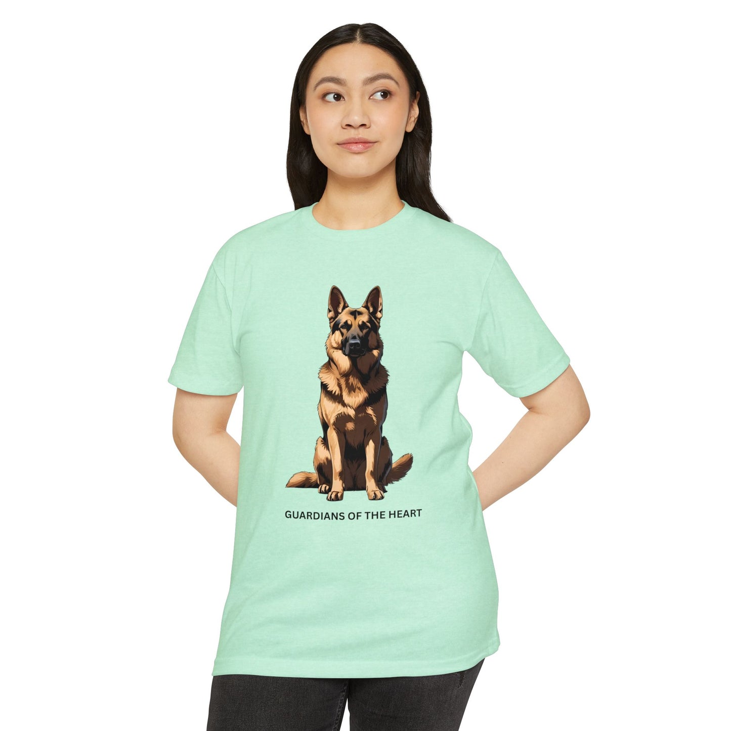 Guardians of the Heart German Shepherd T-Shirt, Unisex Dog Lover Tee, Gift for Pet Lovers, Casual Everyday Wear