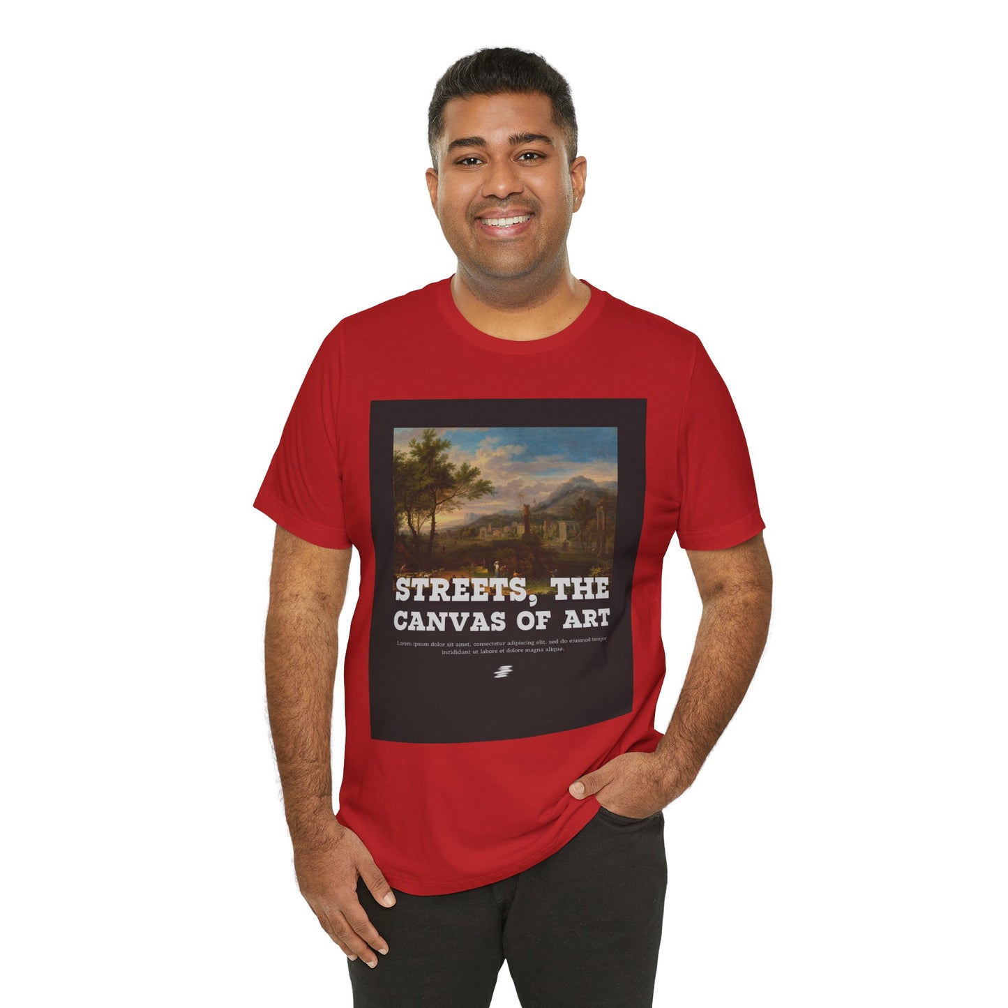 Artistic Graphic Tee - Streets, the Canvas of Art | Unisex Short Sleeve Shirt, Gift for Artists, Art Lovers, Casual Wear, Unique Gifts