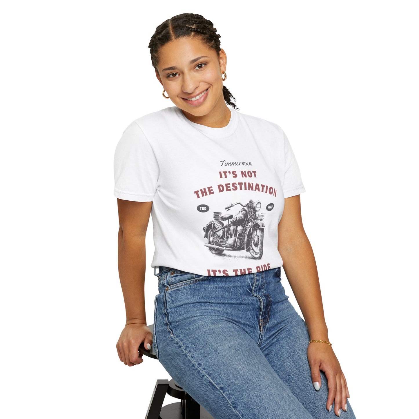 Vintage Motorcycle Ride T-Shirt - It's Not The Destination It's The Ride, Gift for Bikers, Adventure Clothing, Road Trip Outfit